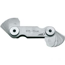Radienschablone 17 Blatt, 1,0- 7,0 mm hp - Helios Preisser