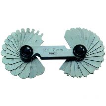 Vogel Germany Radienschablone 17 Blatt, 1,0-7,0 mm Prüfen von Rundungen 472105