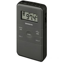 Sangean - Radio am/fm Radio portátil SDT140GR/BK am/fm a Batería re