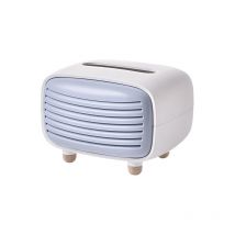 Radio d'imitation domestique style nordique table basse créative boîte à mouchoirs en charbon de bambou amovible bureau simple boîte de rangement de