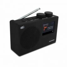 Metronic - Radio numérique dab+ et fm rds avec écran couleur - noir - Noir