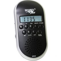 BR28 MP3/USB Radio per bicicletta Nero, Argento - Security Plus