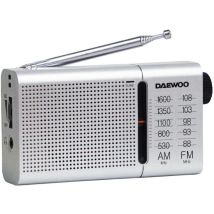 Daewoo - Radio portable dw1037/ silver