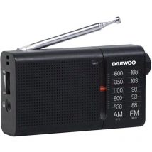Daewoo - Radio portable dw1119/ noir