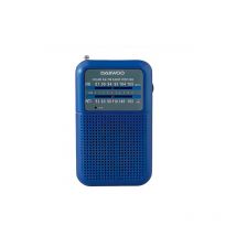 Daewoo - radio portatil azul con altavoz