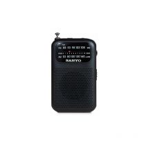 Radio portatil mini am/fm negra Sanyo