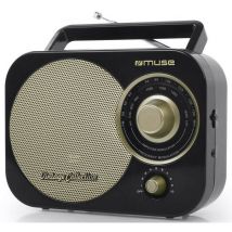 Radio portatile analogica nera - m055rb Muse