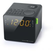 Radio Reloj Despertador Digital Muse M-187 CR BLACK FM, AM, PLL N