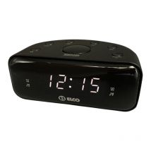 Radio reloj con pantalla pd-134 negro