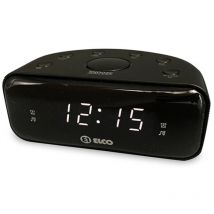 Radio-réveil avec écran pd-134 noir