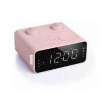 Radio-réveil double alarme rose Muse m17cpk - rose