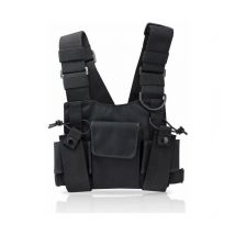 Cyslmuk - Radio Talkie walkie Poche de Poitrine Sacs Harnais Paquet Sac a Dos Etui