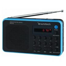 Sunstech - Radio portable rpds32bl/ noir et bleu