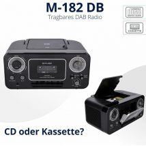 Radiocassetta cd nera - m182rdc Muse