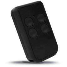 Sice – Radiocomando Qzero Nero – 4 Tasti, Quarzato, Codice Fisso e Rolling Code – Telecomando per Automazione