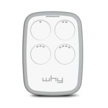 Radiocomando new why evo Colore bianco sice multifrequenza 4 Tasti universale