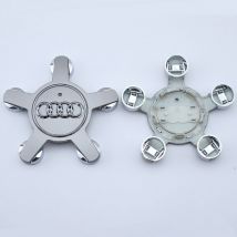Tonchean - Radkappe 4f0601165 n Felgenlogo für Audi Radkappe 135 mm - grau, 4er Set