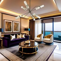 Hudson Valley Lighting - Raef Lustre à 6 ampoules bronze texturé laiton brossé, verre