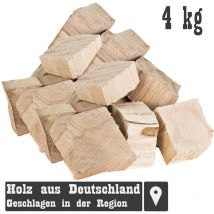 Räucherklötze Smoker Grill Chunks für bbq Buche Eiche Räuchern 2-4 kg xxxl Räucherofen Wood Grillen Smoken Zubehör Raeuchern Feuerschale Chips