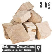 Grillmaster - Räucherklötze Smoker Grill Chunks für bbq Buche Räuchern 2 kg xxxl Räucherofen Wood Grillen Smoken Zubehör Smoke Raeuchern Feuerschale