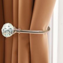 Raffhalter für Vorhänge aus Metall, Wandhaken, 2er-Set