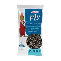 Fly Selection Seed Girasole Striato Grande per Pappagalli e Parrocchetti da 500 gr - Raggio Di Sole