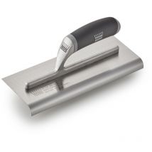 Ragni - R01002 Curved End Cement Edging Trowel Size 11 x 4 Inch