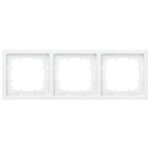Rahmen 3 Elemente Siemens Delta Style white polar 5TG13230WH