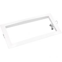 Rahmen für 'GS'-Notlicht IP65/IK07 28,2x13x2,8cm weiße Farbe