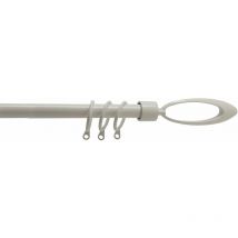 Raid extensible dans Brixo Ellisse Steel Da 210 a 380 cm. White - White