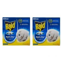 Night&day 2 basi + 2 ricariche antizanzare - Raid