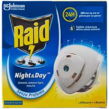 Night&day base con ricarica antizanzare - Raid