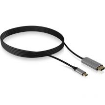 Icy Box - IB-CB020-C - 1,8 m - hdmi - usb c - Mâle - Mâle - Droit