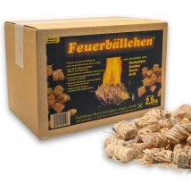Raiffeisen-waren - Feuerbällchen zum Anzünden von Kachelofen, Kamin-2,5 kg Schachtel ca. 200 Stück