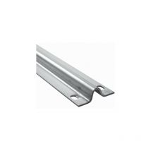 Deco Fer Forge - Rail pour portail coulissant à visser au sol - Gorge Ronde de 20mm - Longueur de 3000mm, largeur de 75mm et épaisseur de 4mm - En
