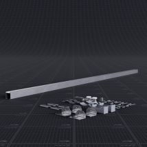 Mon Marché Déco - Rail Coulissant 'u' - 83 cm