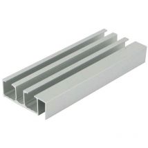 Hawa - Rail de roulement double clipo 16 h en applique - Longueur : 3500 mm