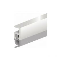 Ellen - Rail d'étanchéité pts-ar longueur 2100 mm largeur 5 mm plastique marron clair avec lèvre pvc souple