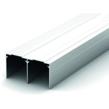 Seed - Rail Haut De Placard Coulissant Rh82/25 - 2550 Mm - Argent Gammiste