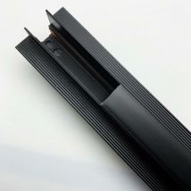 Rail Magnétique Encastré 48V 2m noir Silamp