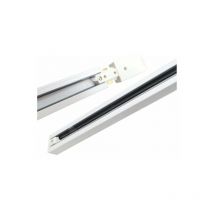 Rail Monophasé pour Spot led 1m blanc Silamp