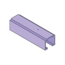 Krona Koblenz - Rail pour ferrures coulissantes 0500 - longueur 3 m - en aluminium anodisé