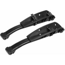 Rails avec support de roues extra large pour pneu jusqu'à 3,25 pouces jeu de 2 pièces