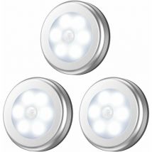 Ensoleille - Rails de spots Lampe Détecteur de Mouvement, Lampe led Detecteur Placard, Lampe Escalier, Lampe d'armoire, Alimenté par Batterie, pour
