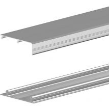 Slid'up By Mantion - Rails haut et bas en aluminium pour slid'up 210-220-230 - 1,80 m - argent