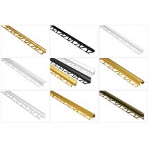Rails pour tuiles en aluminium, durables et résistants à la rouille pour la protection des bords: Argent, Moulure intérieure - 9mm