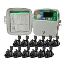 Rain Bird ESP-TM2 12-Zonen-Bewässerungsprogrammierer für den Außenbereich Automatische Gartenbewässerung 12 Magnetventile 10