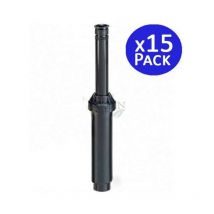 Suinga - 15 Stück Rain Bird US410HE Bewässerungsdiffusor mit verstellbarer Düse HE-VAN-10, Reichweite 3 m, Bewässerungsdüse, Stangenhöh