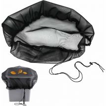 Rosier - Rain Cistern Net Adjustable Rain Barrel Protection Net Mosquito Net for Outdoor Garden Buckets Leaves