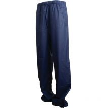 Tuffsafe Navy Rainsuit Trousers - Small - Navy Blue